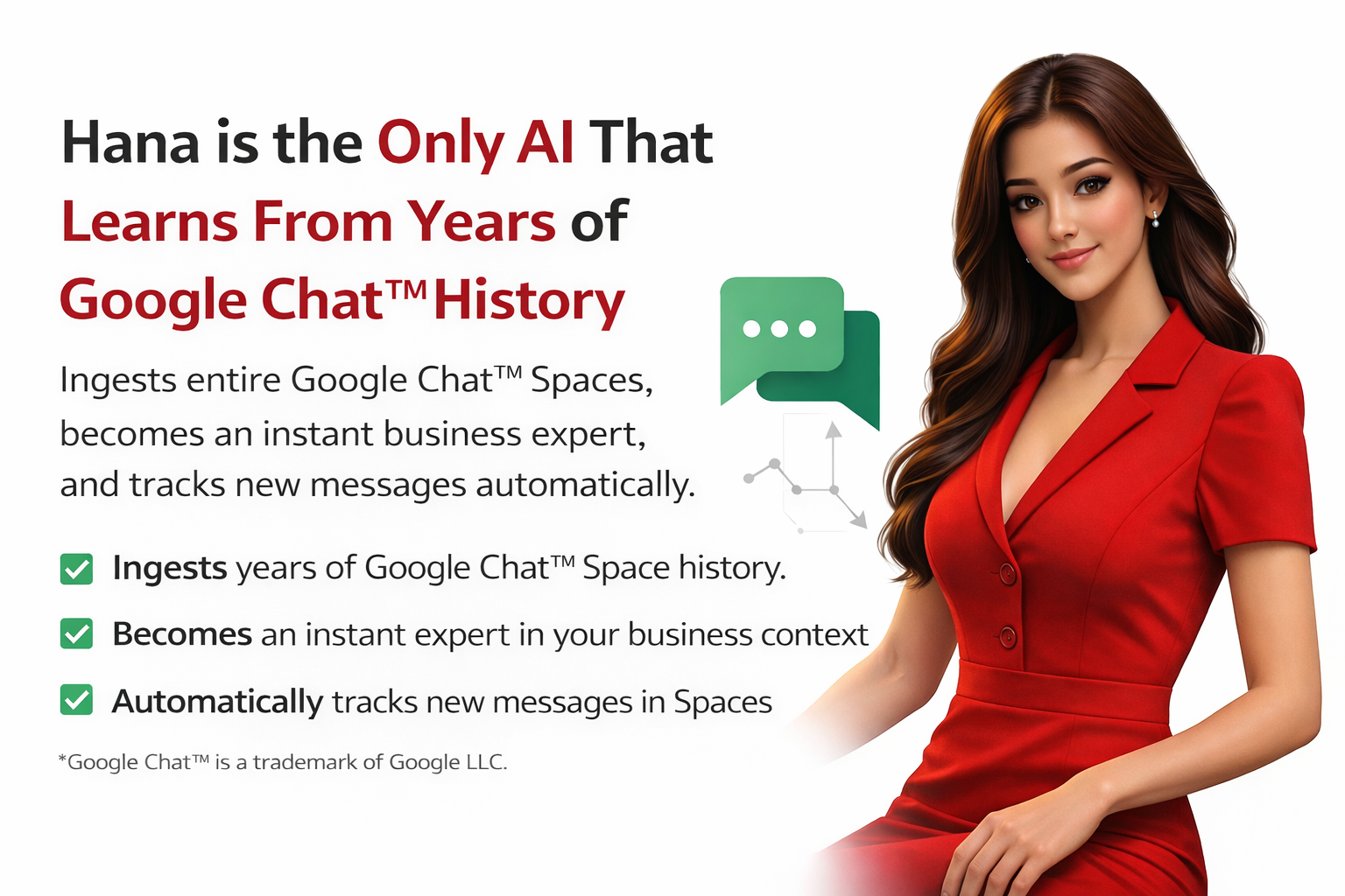 Hana - AI assistant for Google Chat