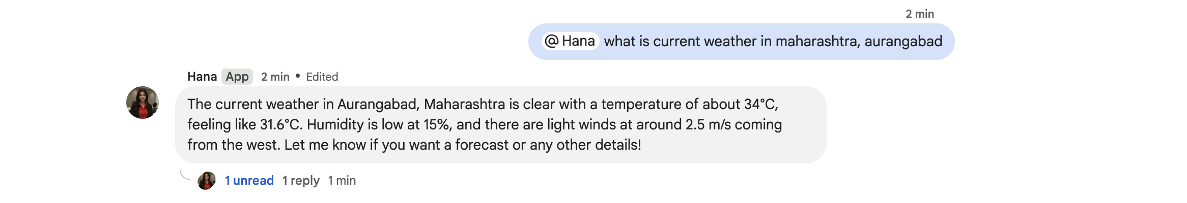 Weather Quick Check
